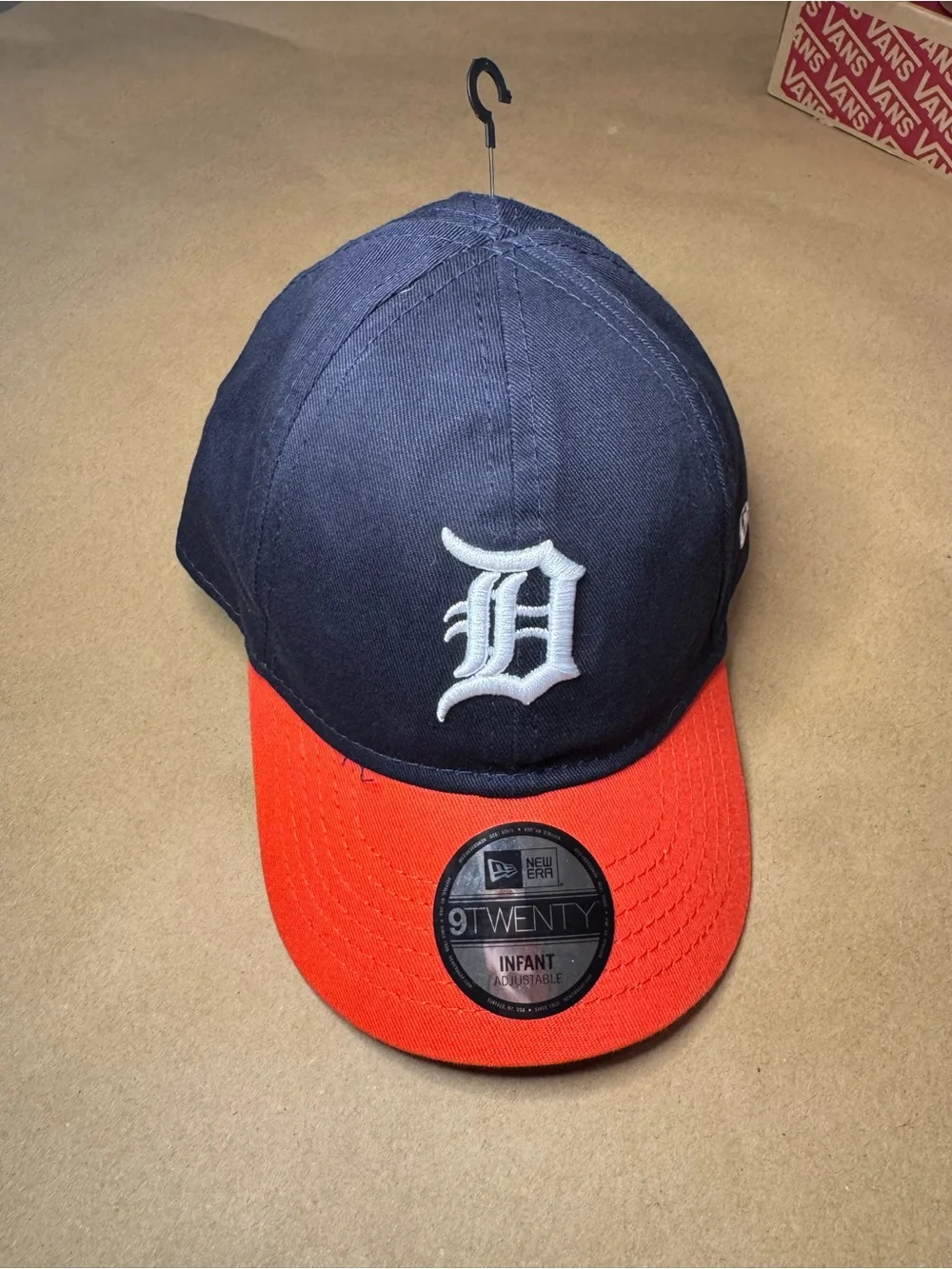New Era Infant Detroit 'D' Two-Tone Cap - Navy and Red
